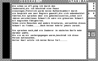 Gläserne Schwert (Das) atari screenshot